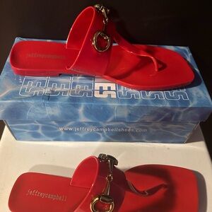 Jeffrey Campbell Bold Red Sandals
